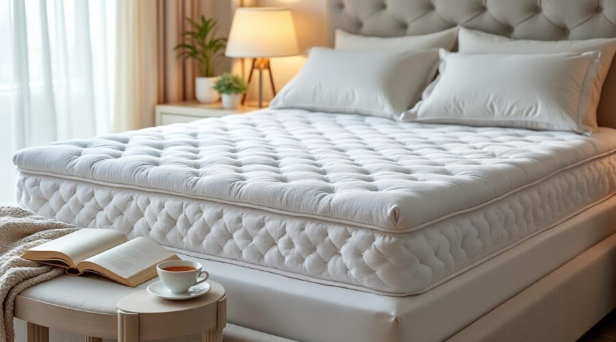 découvrez les bienfaits d'un surmatelas haut de gamme qui révolutionne votre sommeil, maintenant à -50 %. améliorez votre confort nocturne et réveillez-vous reposé grâce à cette offre exceptionnelle.