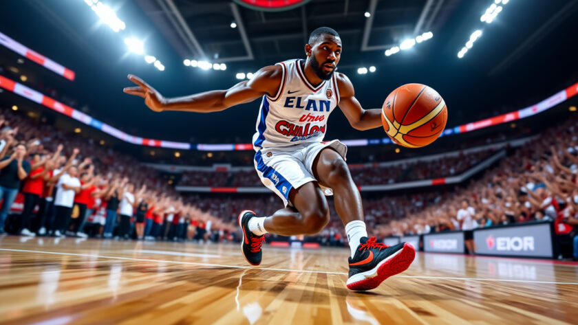 l'elan chalon signe son grand retour en coupe d'europe, affichant style et performance avec les sneakers emblématiques de jordan brand. découvrez ce partenariat marqué par l'élégance et l'innovation sportive !