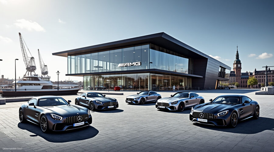 mercedes-benz inaugure un tout nouvel amg brand center à hambourg, offrant une expérience immersive autour de ses modèles hautes performances et son univers exclusif dans la célèbre ville portuaire allemande.