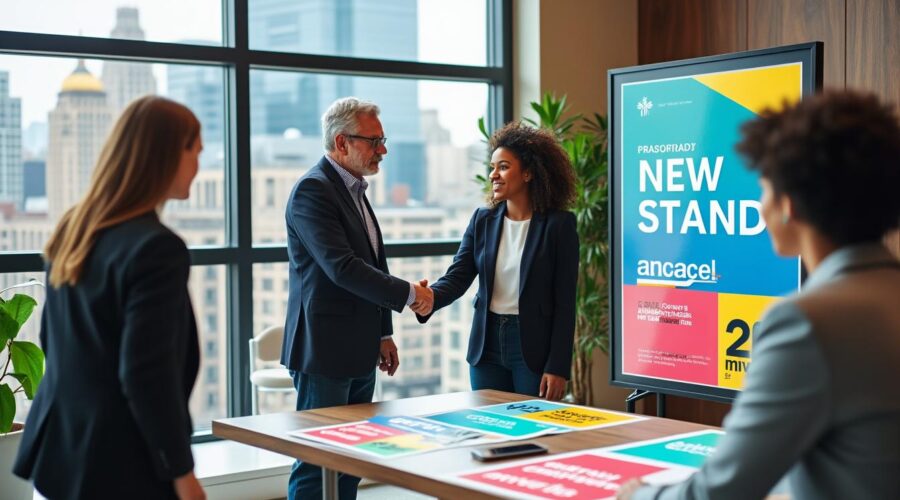 jcdecaux brand signature remporte le contrat de rénovation des enseignes de presse, apportant modernité et visibilité aux points de vente grâce à son expertise reconnue en signalétique.