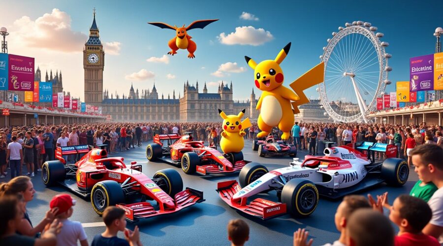 plongez dans l'univers captivant de la f1 et de pokémon lors du festival du licensing à londres : innovations, nouveaux produits et collaborations exclusives à découvrir pour tous les passionnés de licences et de pop-culture.