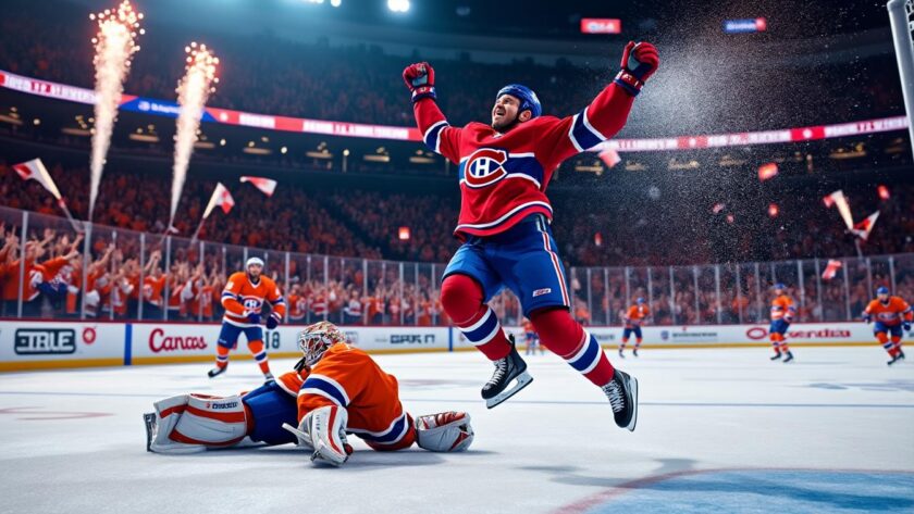 alexandre texier marque son premier but avec les canadiens de montréal en nhl, un moment inoubliable pour le joueur et les fans.