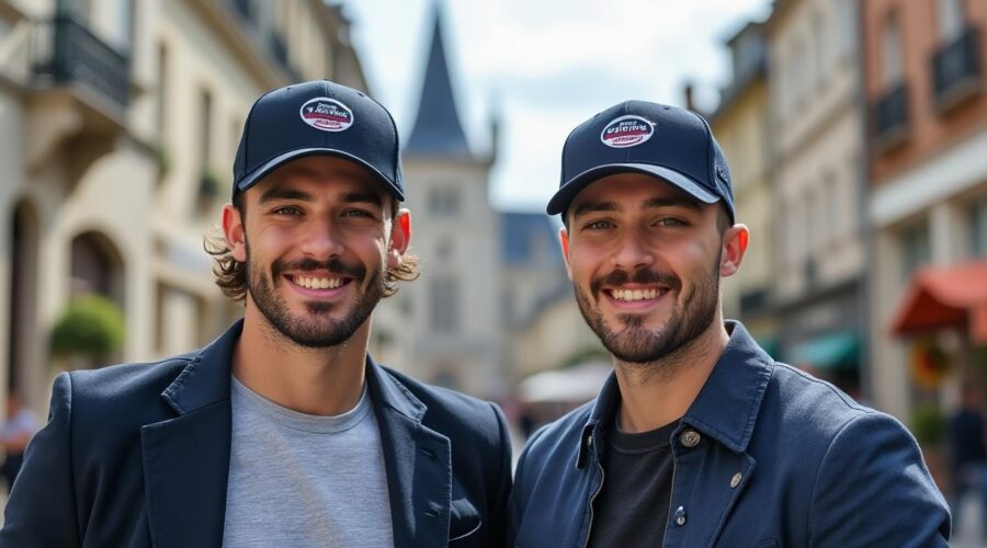 découvrez « donnés à fond », la nouvelle marque de casquettes lancée par deux jeunes entrepreneurs de cholet, alliant style et originalité pour un look unique.