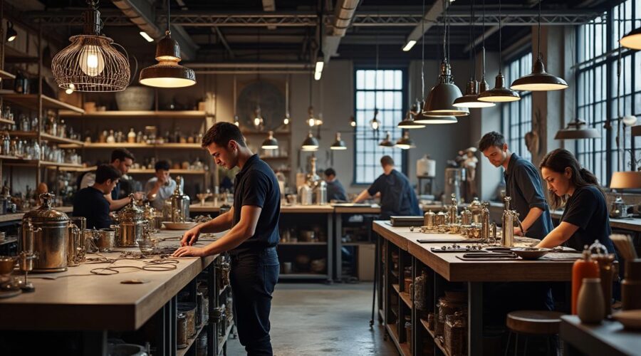 découvrez métal et metal, une marque de luminaires haut de gamme née en maine-et-loire, alliant savoir-faire artisanal et design élégant pour sublimer vos espaces.