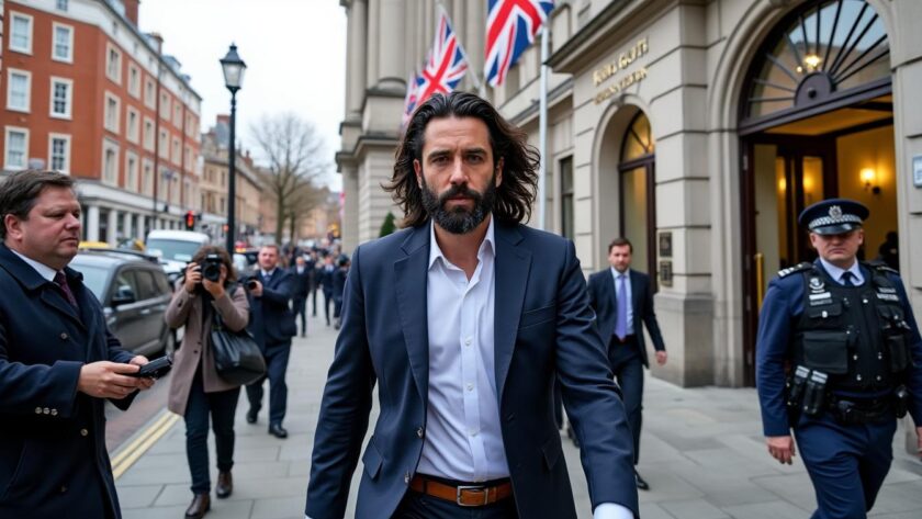 russell brand a été remis en liberté sous caution au royaume-uni après avoir été de nouveau accusé d'agressions sexuelles, suscitant une nouvelle controverse médiatique.