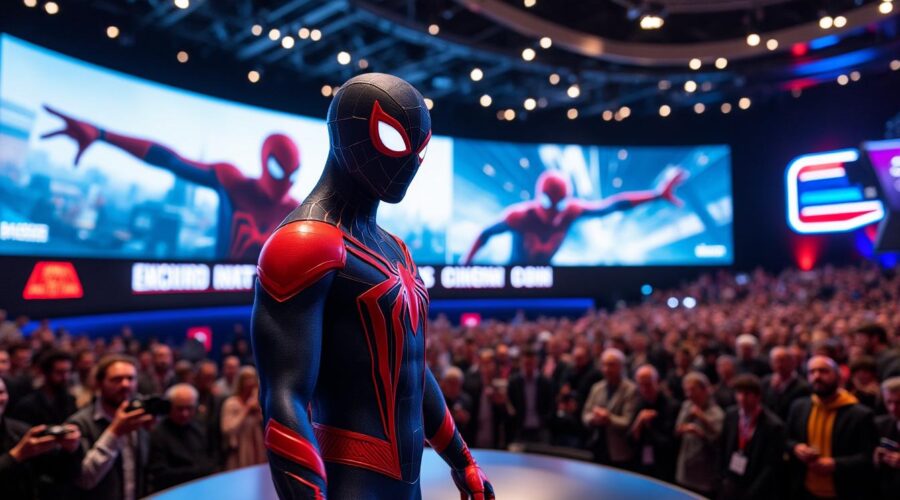 découvrez en exclusivité à cinemacon les premiers aperçus de 'spider-man : brand new day', avec des images inédites et des détails captivants sur le nouveau chapitre du héros emblématique.