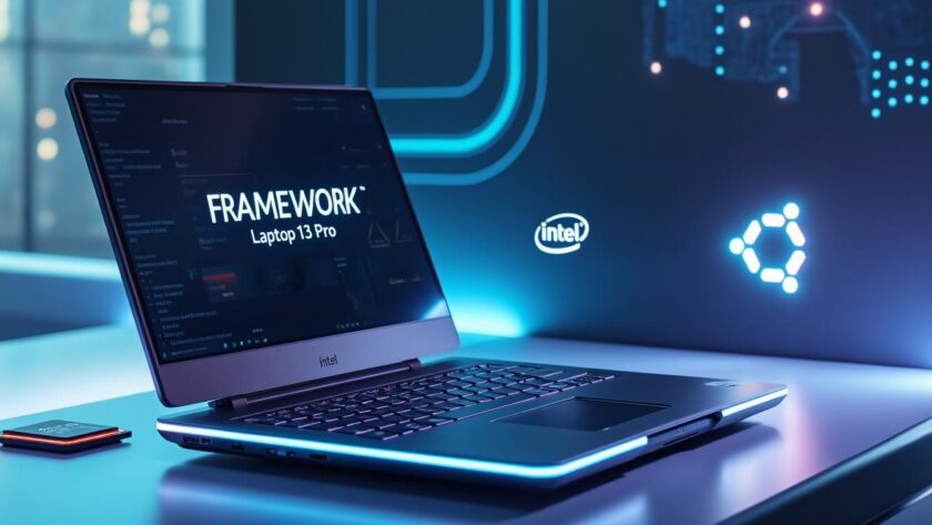 découvrez le framework laptop 13 pro, un pc portable modulaire innovant né de la collaboration entre framework, intel et ubuntu, alliant performance, durabilité et flexibilité pour une expérience informatique unique.