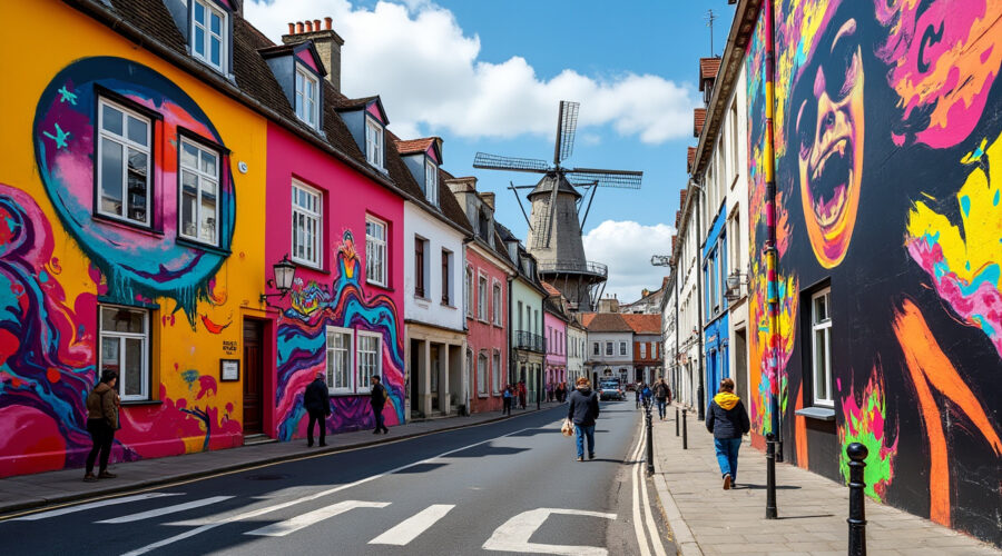 découvrez comment carnage 29 métamorphose le quartier du moulin blanc à brest avec des fresques impressionnantes qui attirent tous les regards.