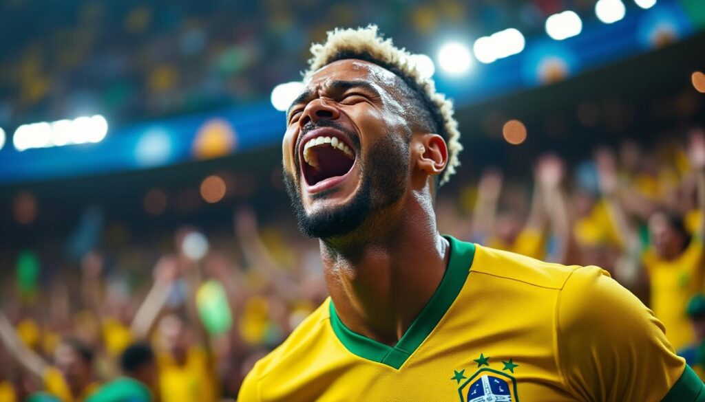 revivez l'émotion intense de la coupe du monde 2026 à travers la première réaction vibrante de neymar : "j'y suis! j'y suis!" un moment chargé de passion à ne pas manquer.