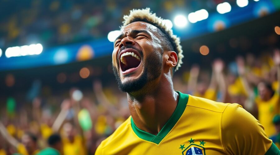 revivez l'émotion intense de la coupe du monde 2026 à travers la première réaction vibrante de neymar : "j'y suis! j'y suis!" un moment chargé de passion à ne pas manquer.
