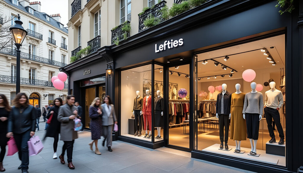 lefties, la marque de prêt-à-porter abordable, ouvre son premier magasin en france, offrant des styles tendance à petits prix pour tous.