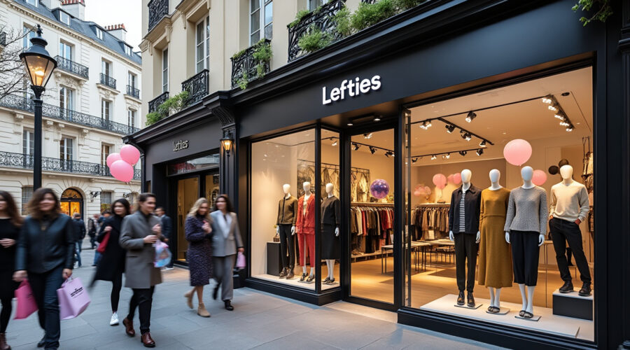 lefties, la marque de prêt-à-porter abordable, ouvre son premier magasin en france, offrant des styles tendance à petits prix pour tous.