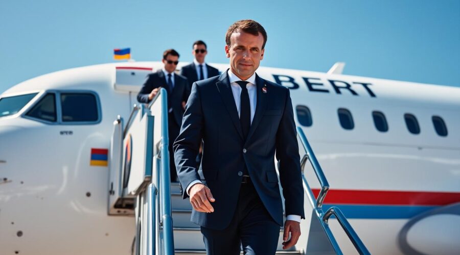 le président macron se rend en arménie pour une visite d'état lundi et mardi, renforçant les liens d'amitié franco-arménienne et ouvrant un nouveau chapitre de coopération bilatérale.