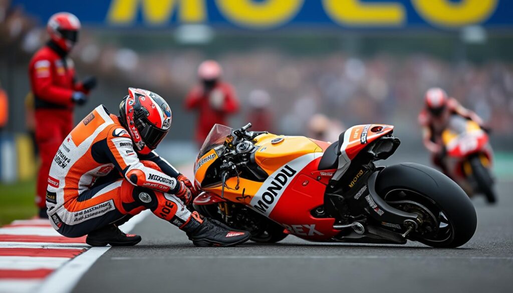 découvrez les derniers défis de marc márquez en motogp avec un nouveau revers et une opération imminente qui pourrait impacter sa saison.