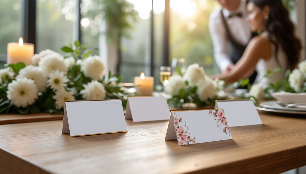 découvrez comment choisir les marque-places parfaits pour mariés en 2025 afin d'ajouter une touche d'élégance et de personnalisation à votre décoration de mariage.