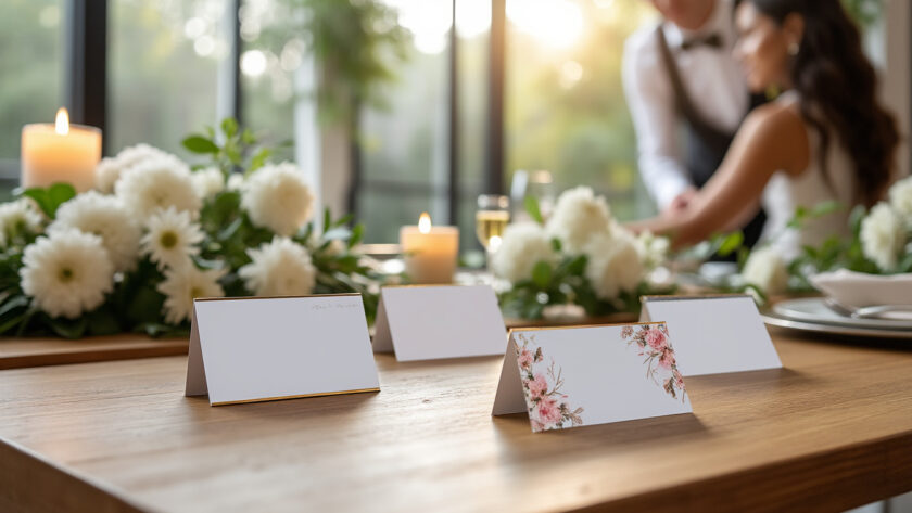 découvrez comment choisir les marque-places parfaits pour mariés en 2025 afin d'ajouter une touche d'élégance et de personnalisation à votre décoration de mariage.