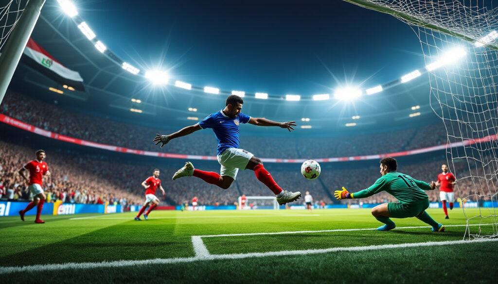 revivez l'incroyable action de michael olise lors du match france-irak, où il a failli marquer le but le plus spectaculaire de la coupe du monde.