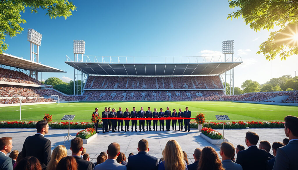 découvrez l'inauguration officielle du stade pierre-chamarande, un nouvel écrin sportif moderne et innovant qui dynamise la région et offre des infrastructures de qualité pour tous les passionnés de sport.