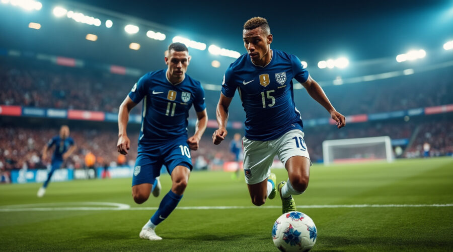 découvrez le duel intense entre mbappé et haaland lors du match france-norvège, un choc décisif pour la première place du groupe. une « finale » incontournable pour les fans de football.