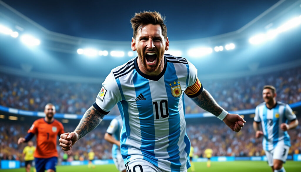 découvrez comment messi a mené l'argentine en huitièmes de finale tout en devenant le meilleur buteur de l'histoire du football.