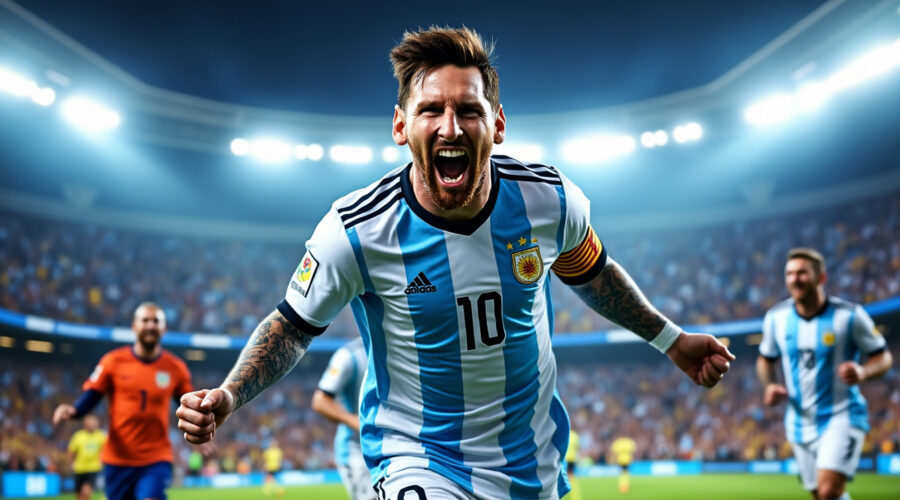 découvrez comment messi a mené l'argentine en huitièmes de finale tout en devenant le meilleur buteur de l'histoire du football.