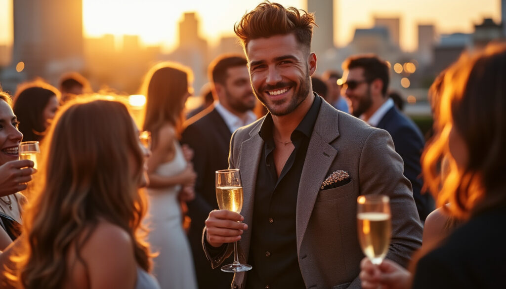 roméo beckham célèbre le lancement de sa nouvelle marque de mode lors d'un événement intime entouré de sa famille et de ses amis.