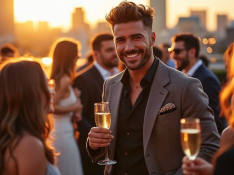 roméo beckham célèbre le lancement de sa nouvelle marque de mode lors d'un événement intime entouré de sa famille et de ses amis.