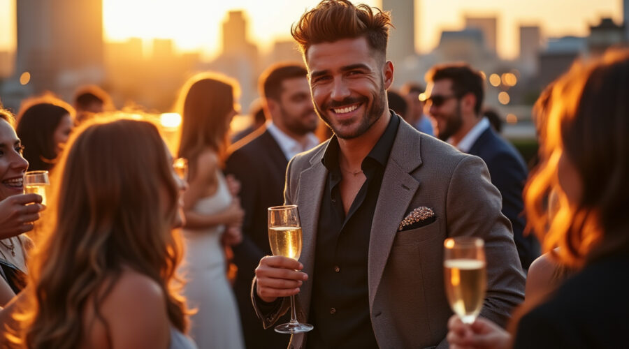 roméo beckham célèbre le lancement de sa nouvelle marque de mode lors d'un événement intime entouré de sa famille et de ses amis.