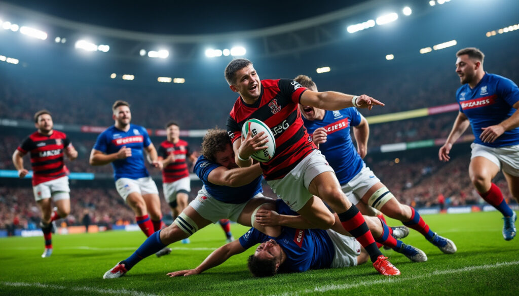 revivez la victoire éclatante de toulouse sur le racing en demi-finale du rugby top 14, garantissant leur place en finale avec un match maîtrisé et intense.
