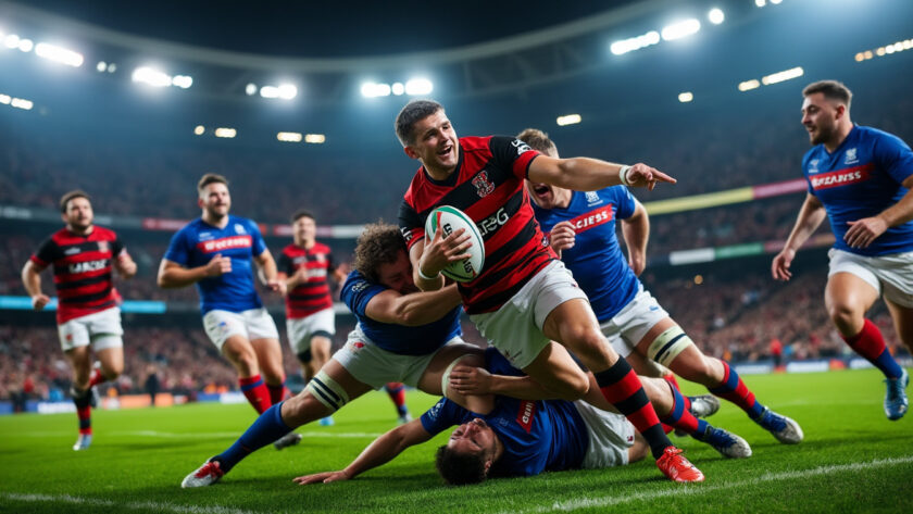 revivez la victoire éclatante de toulouse sur le racing en demi-finale du rugby top 14, garantissant leur place en finale avec un match maîtrisé et intense.