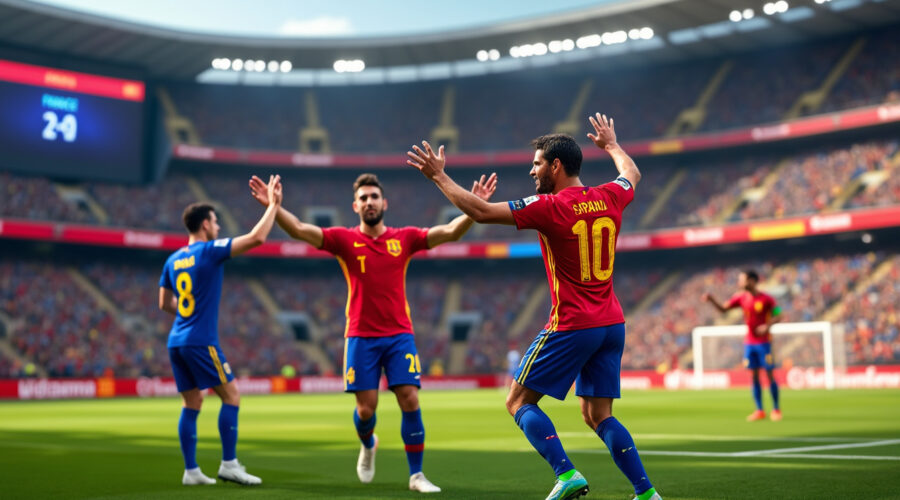 découvrez comment l'équipe d'espagne a dominé la france avec un score de 0-2, renforçant son avance dans cette confrontation intense.
