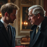 prince harry partage un moment intense et émouvant lors de sa visite à charles iii, racontant une situation embarrassante qui a marqué leur rencontre.