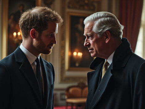 prince harry partage un moment intense et émouvant lors de sa visite à charles iii, racontant une situation embarrassante qui a marqué leur rencontre.
