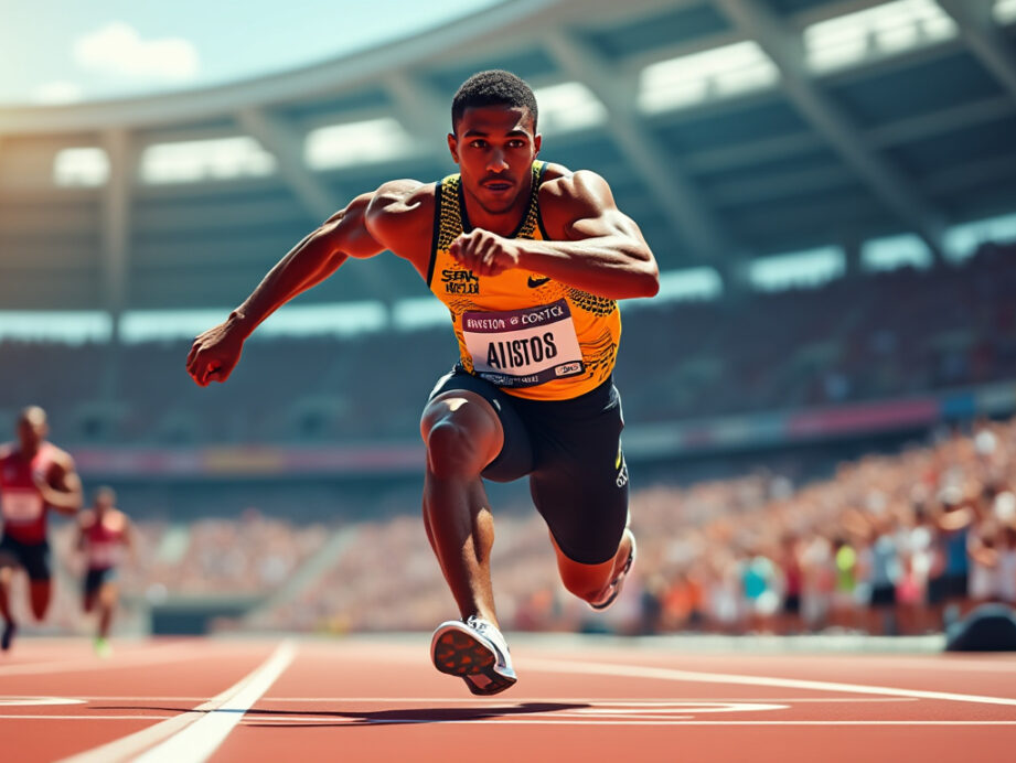 alison dos santos bat le record du monde du 400 m haies avec une performance exceptionnelle, marquant l'histoire de l'athlétisme.