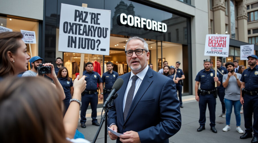 le crif demande l'interdiction d'une marque de vêtements accusée de faire l'apologie d'idées controversées, suscitant un débat intense sur la liberté d'expression et les limites à poser.