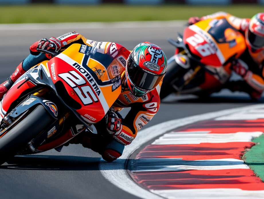découvrez comment pedro acosta impressionne en motogp en lançant un tacle audacieux à son futur coéquipier marc marquez, le tout sans la moindre pression.