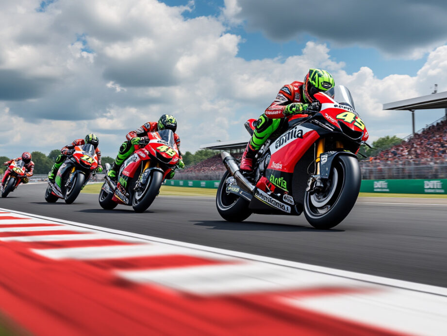 motogp à silverstone : aprilia domine avec un triplé exceptionnel, porté par une performance impeccable de fernandez. revivez les moments forts de cette course mémorable.