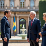 à stockholm, emmanuel macron invite les souverains suédois en france pour célébrer dix ans d'amitié franco-suédoise, renforçant ainsi les liens historiques entre les deux pays.