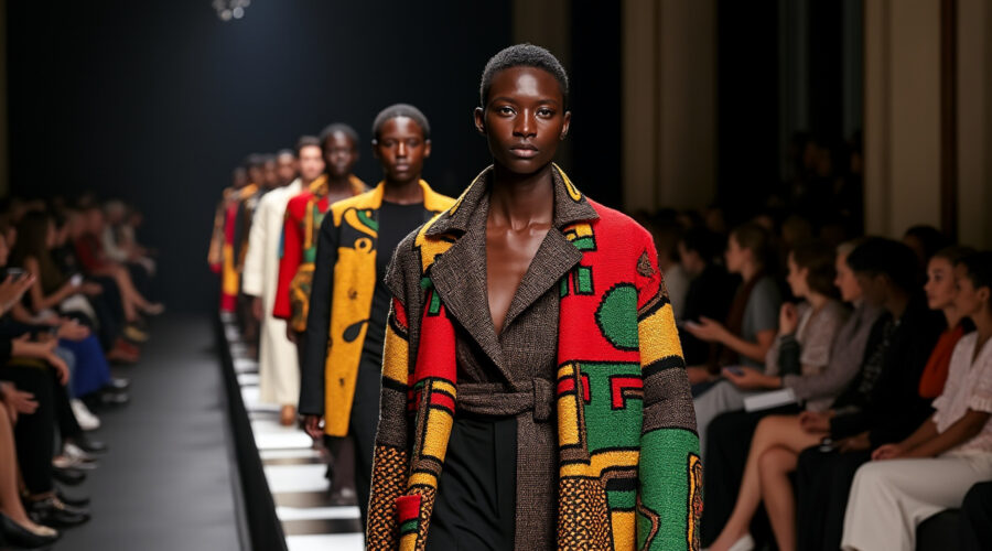 à la fashion week de paris, maxhosa africa célèbre le panafricanisme avec des créations vibrantes qui mettent en lumière la richesse des cultures africaines.
