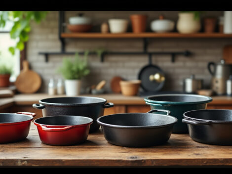 profitez des soldes exceptionnelles le creuset avec 5 cocottes en fonte de qualité presque vendues à prix coûtant. ne manquez pas cette occasion unique de cuisiner avec style et performance.