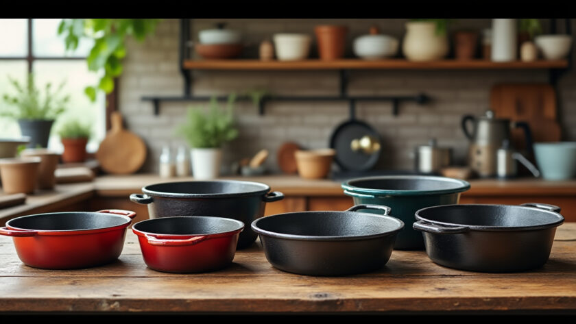 profitez des soldes exceptionnelles le creuset avec 5 cocottes en fonte de qualité presque vendues à prix coûtant. ne manquez pas cette occasion unique de cuisiner avec style et performance.