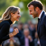 découvrez comment catherine ringer a élégamment esquivé la bise au président emmanuel macron lors d'une rencontre mémorable.