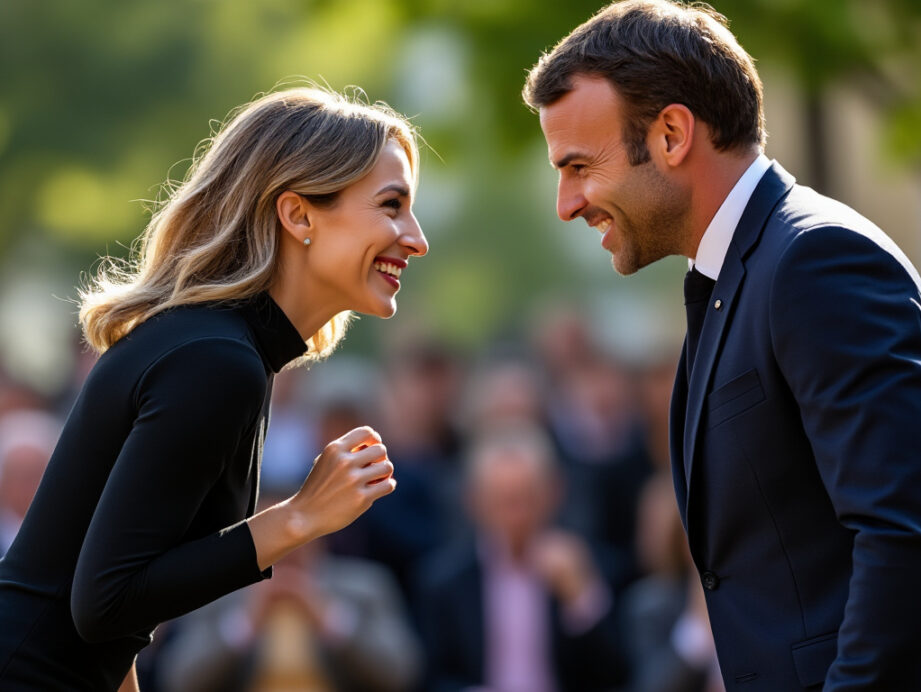 découvrez comment catherine ringer a élégamment esquivé la bise au président emmanuel macron lors d'une rencontre mémorable.