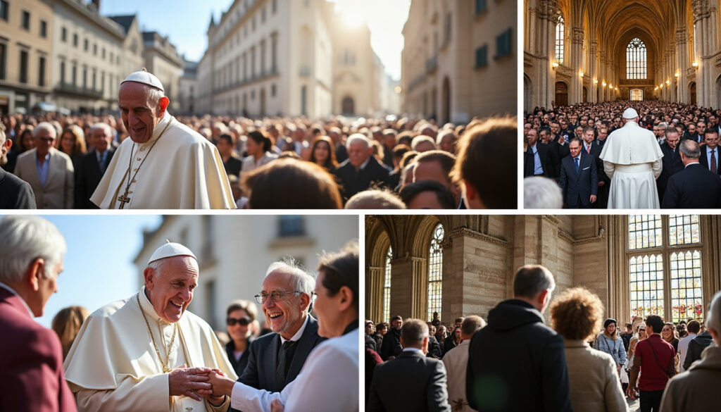 revivez en cinq images les moments marquants de la quatrième journée de visite du pape léon xiv en france, à metz.