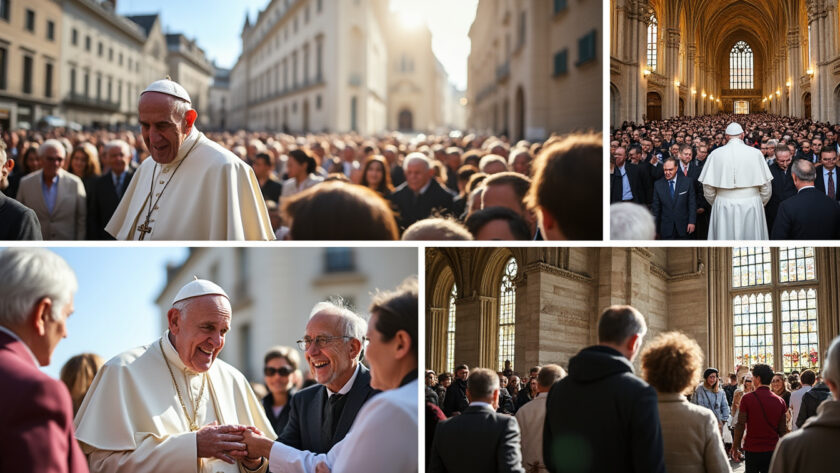 revivez en cinq images les moments marquants de la quatrième journée de visite du pape léon xiv en france, à metz.