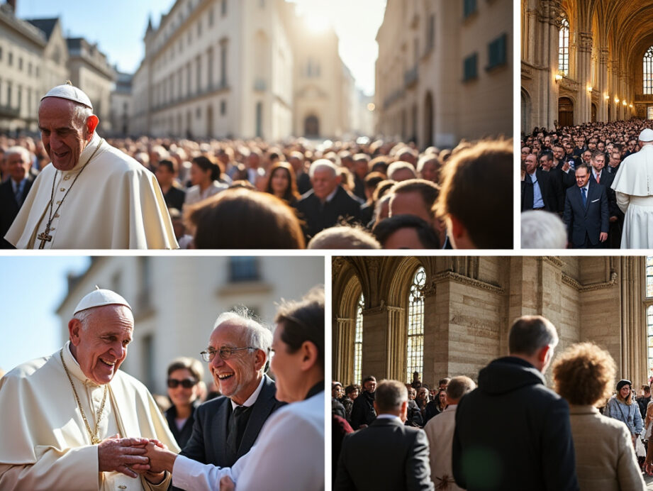 revivez en cinq images les moments marquants de la quatrième journée de visite du pape léon xiv en france, à metz.