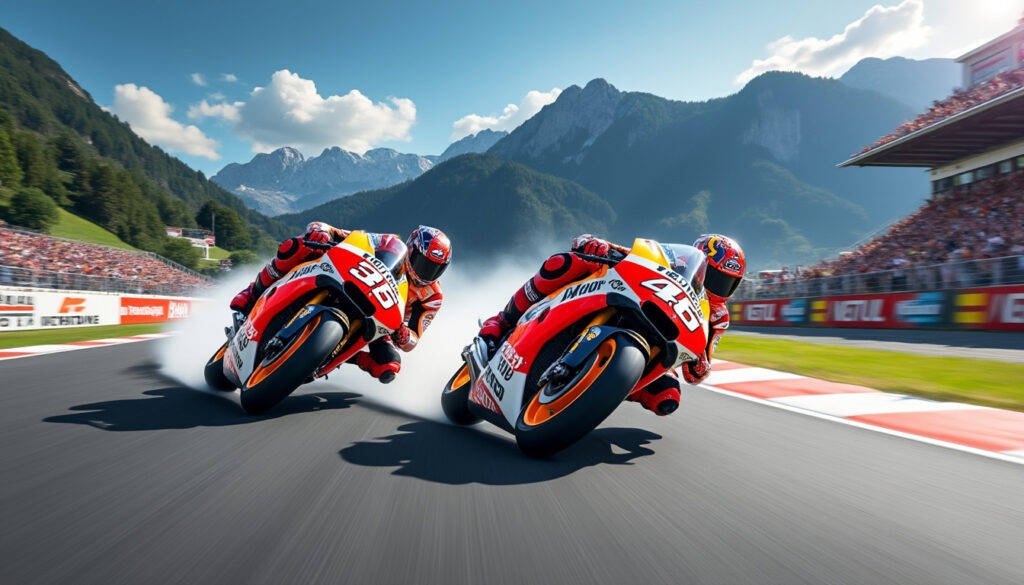 découvrez les horaires et les chaînes tv pour suivre le gp d'autriche 2026 du motogp, avec l'affrontement épique entre marquez et martin à ne pas manquer.