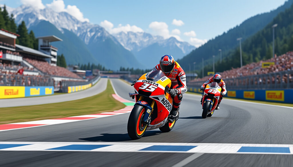 revivez la course motogp en autriche où acosta triomphe avec brio, tandis que marquez se classe cinquième dans une compétition intense et pleine de suspense.