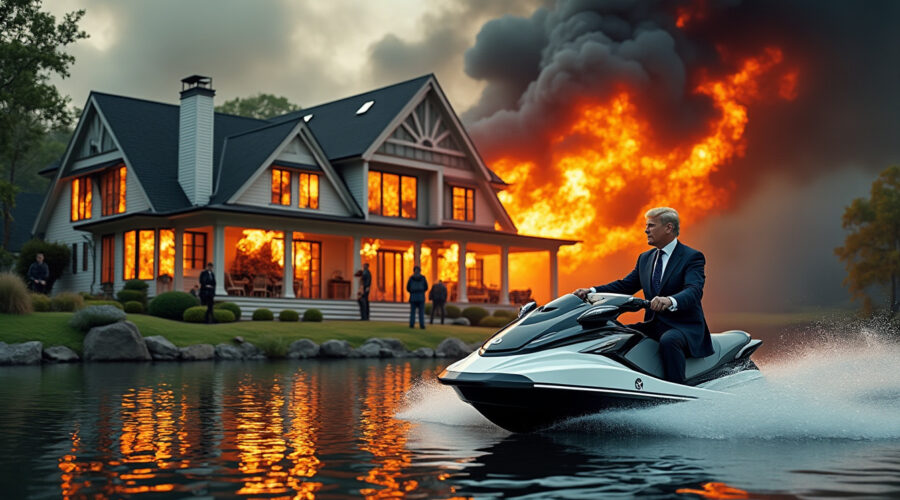découvrez les propos incisifs de françois ruffin et dominique de villepin dénonçant l'inaction du président face aux crises majeures, illustrée par une métaphore choc : « notre maison est en flammes tandis que le président s'adonne au jet-ski ».
