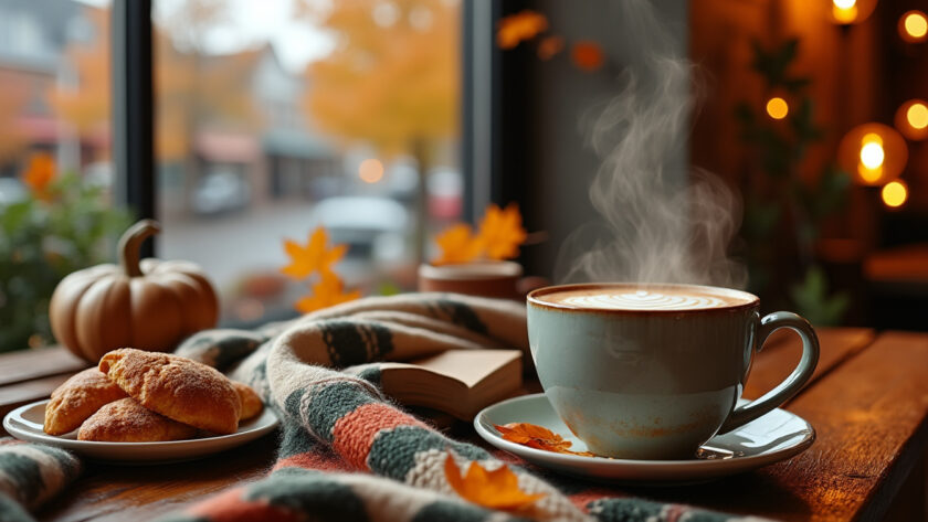 pumpkin spice latte, plaid douillet et gilmore girls : découvrez comment l’automne est devenu la saison du réconfort et des petits rituels cosy.